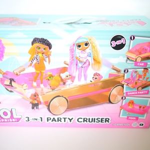 LOL SURPRISE 3 IN 1 PARTY CRUISER CAR